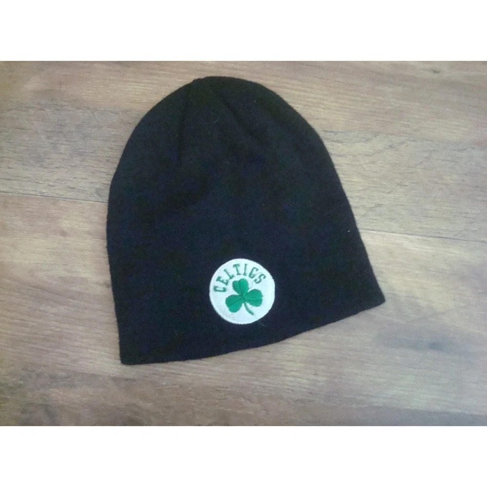 YOUTH BOSTON CELTICS BEANIE KNIT‎   HAT CAP DEADSTOCK  VINTAGE TT3